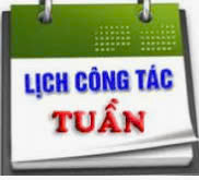 Lịch Công tác tuần